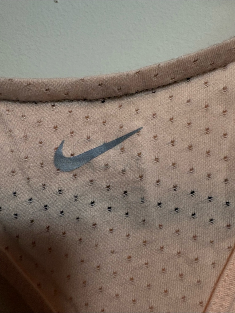 Nike Pale Pink Women's Athletic Tank Top - Picture 4 of 5